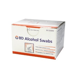 BD 알콜스왑(Alcohol Swabs)(이소프로판올) 100매