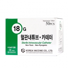 한국백신 정맥카테타 (I.V Catheter)18G 1-1/4inch